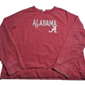 Sideline Apparel Alabama Crimson Tide Women's Red Sweatshirt‎ XL